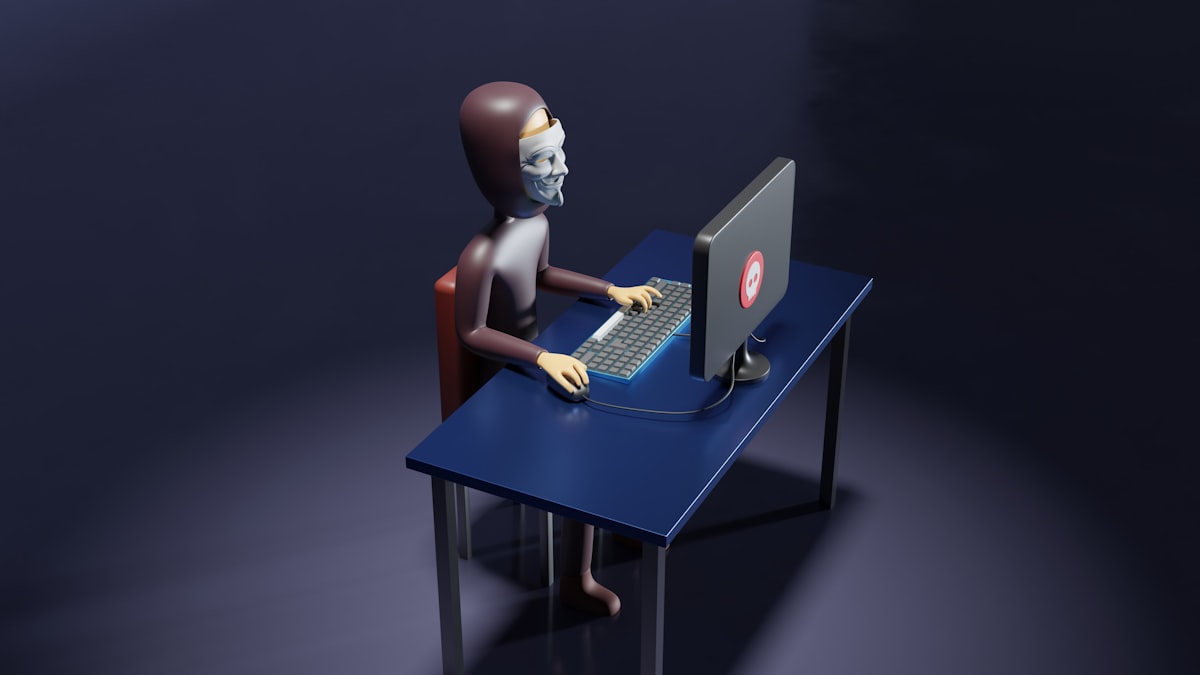 Conceptual image of digital financial security